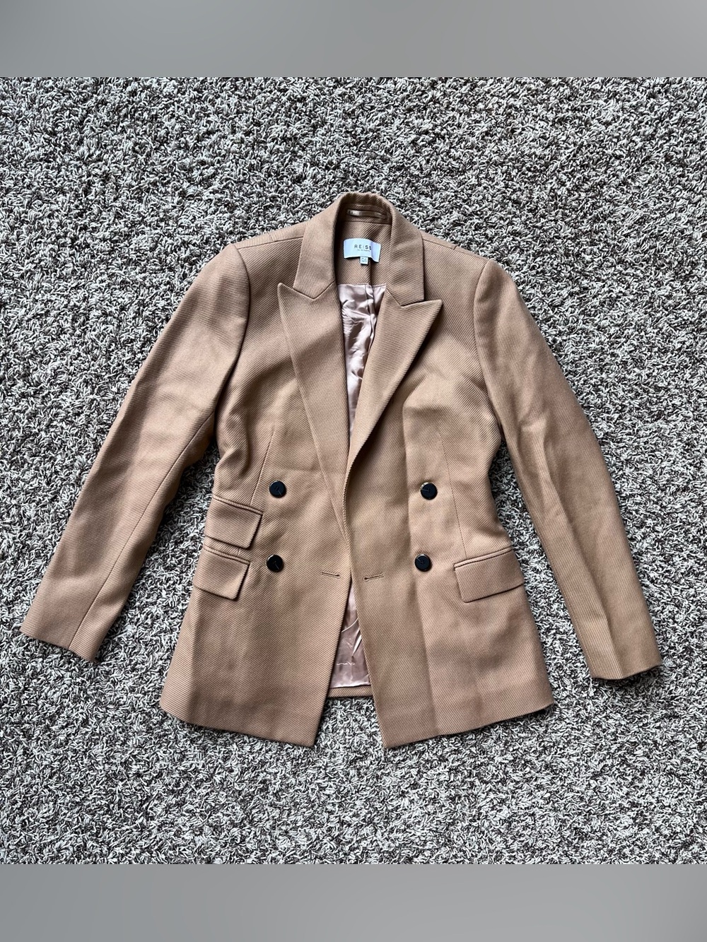 REISS Ledbury Longline Blazer Jacket